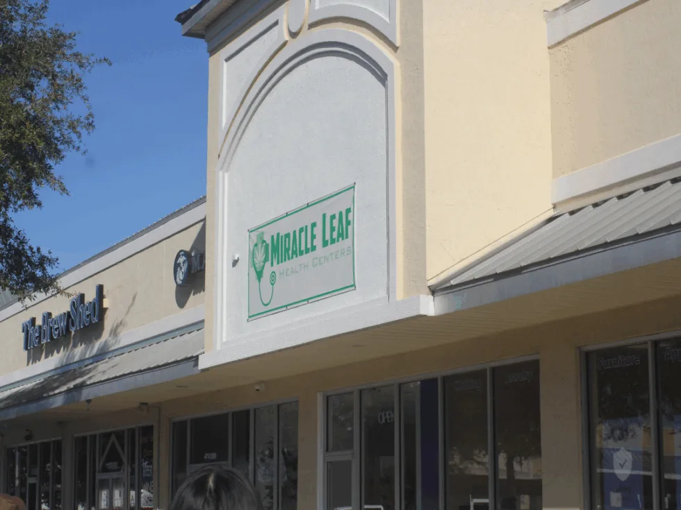 Miracle Leaf Fernandina Beach medical marijuana clinic storefront