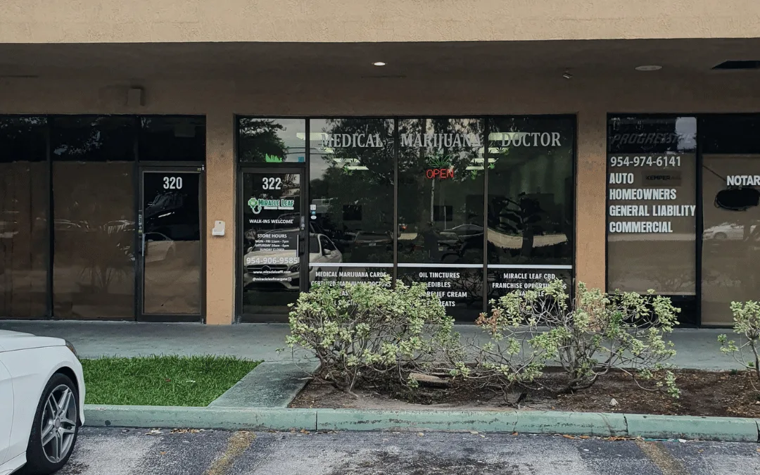 Miracle Leaf Margate medical marijuana clinic storefront
