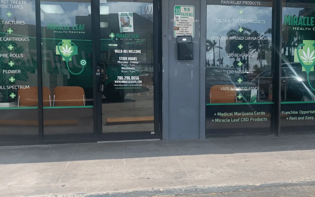 Miracle Leaf Miami Beach medical marijuana clinic storefront