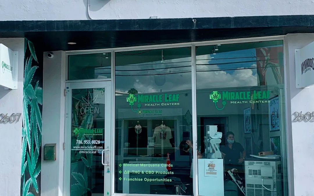Miracle Leaf Miami medical marijuana clinic storefront