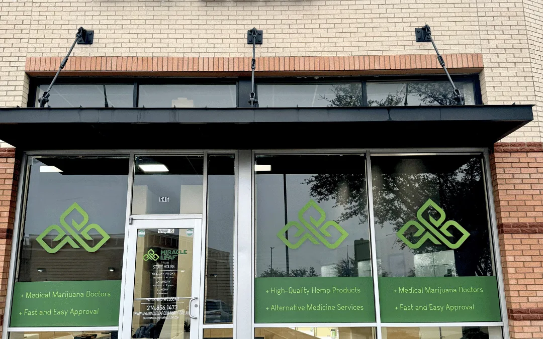 Miracle Leaf Dallas medical marijuana clinic storefront