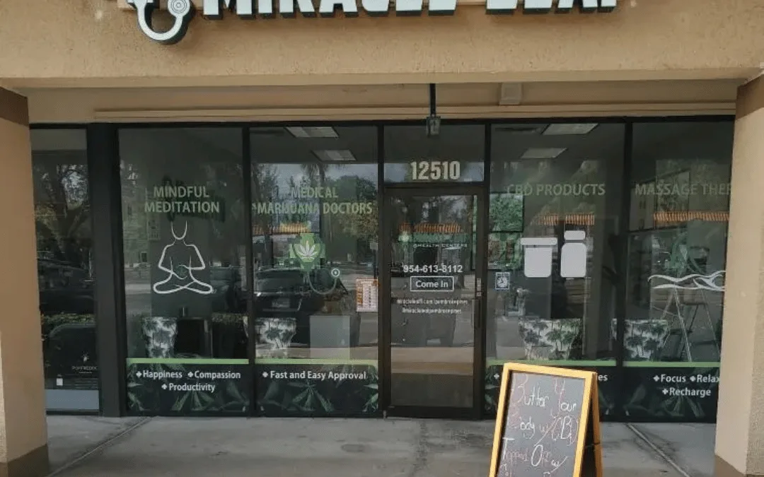 Miracle Leaf Pembroke Pines medical marijuana clinic storefront