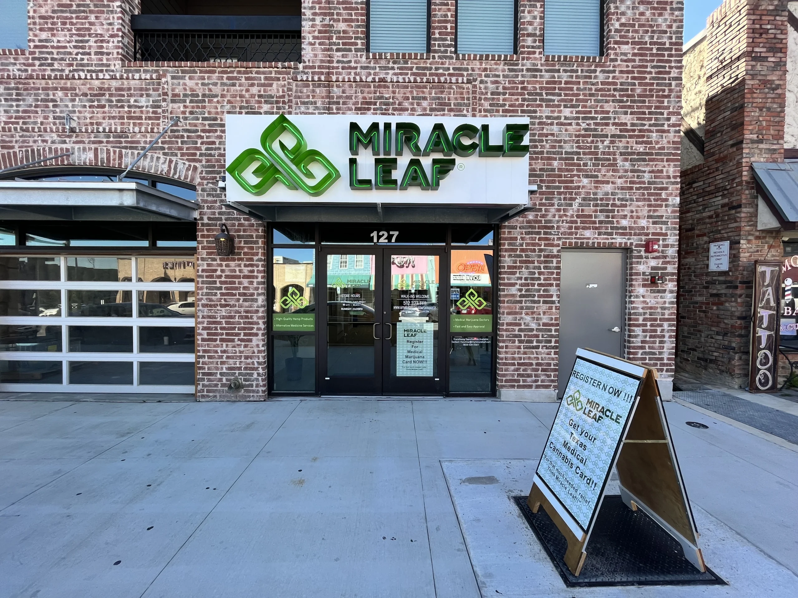 Miracle Leaf® San Marcos Store Front