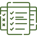 Green Icon of Checklists